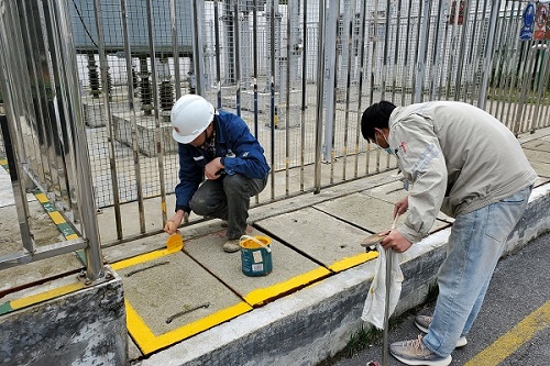 寶鼎山風電場開展“亮化場區(qū)，消除隱患”團青志愿服務活動