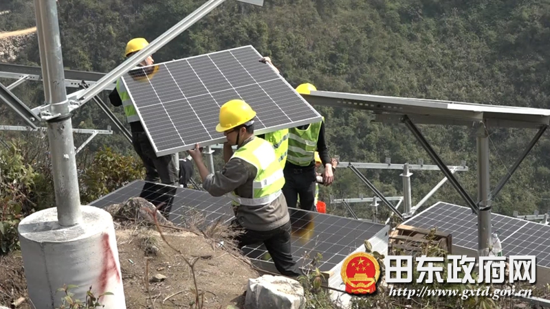 廣西田東縣100MW光伏電站工程項目有序復工復