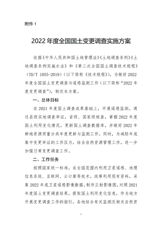 自然資源部：啟動2022年全國國土變更調(diào)查，梳理占用耕地情況