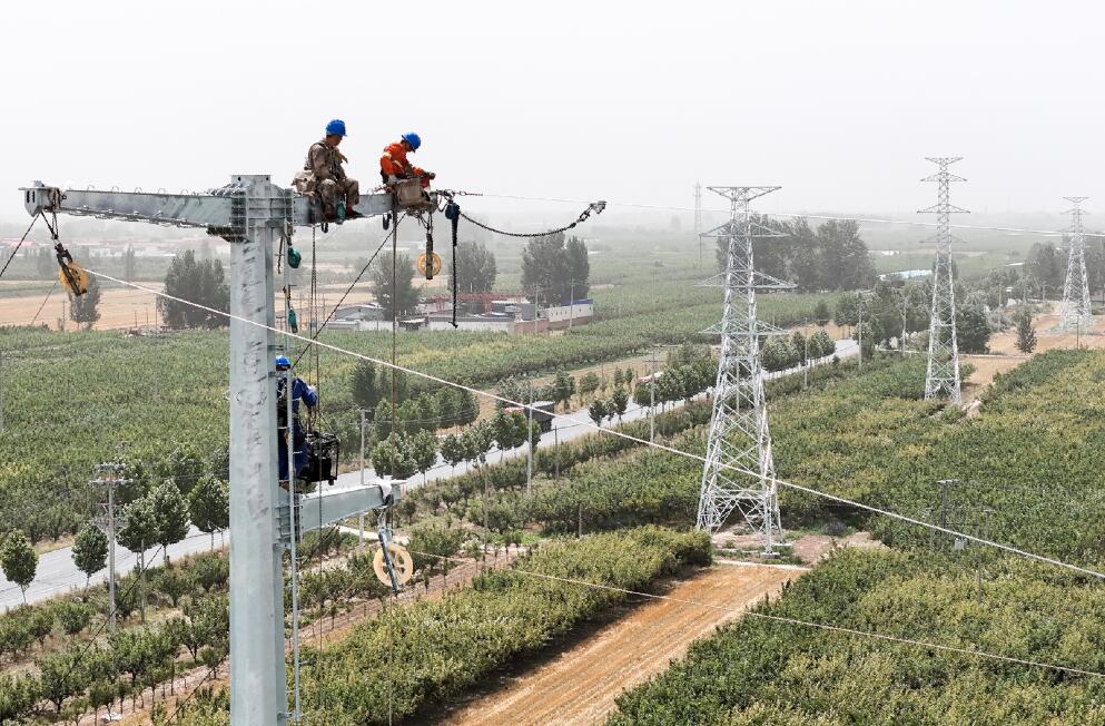 河北晉州：加快電網建設 確保迎峰度夏